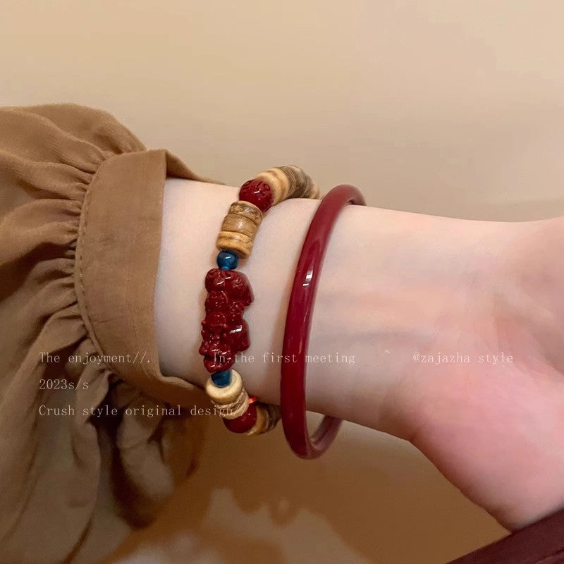Wholesale New Chinese Style Coconut Shell Beaded Bracelet