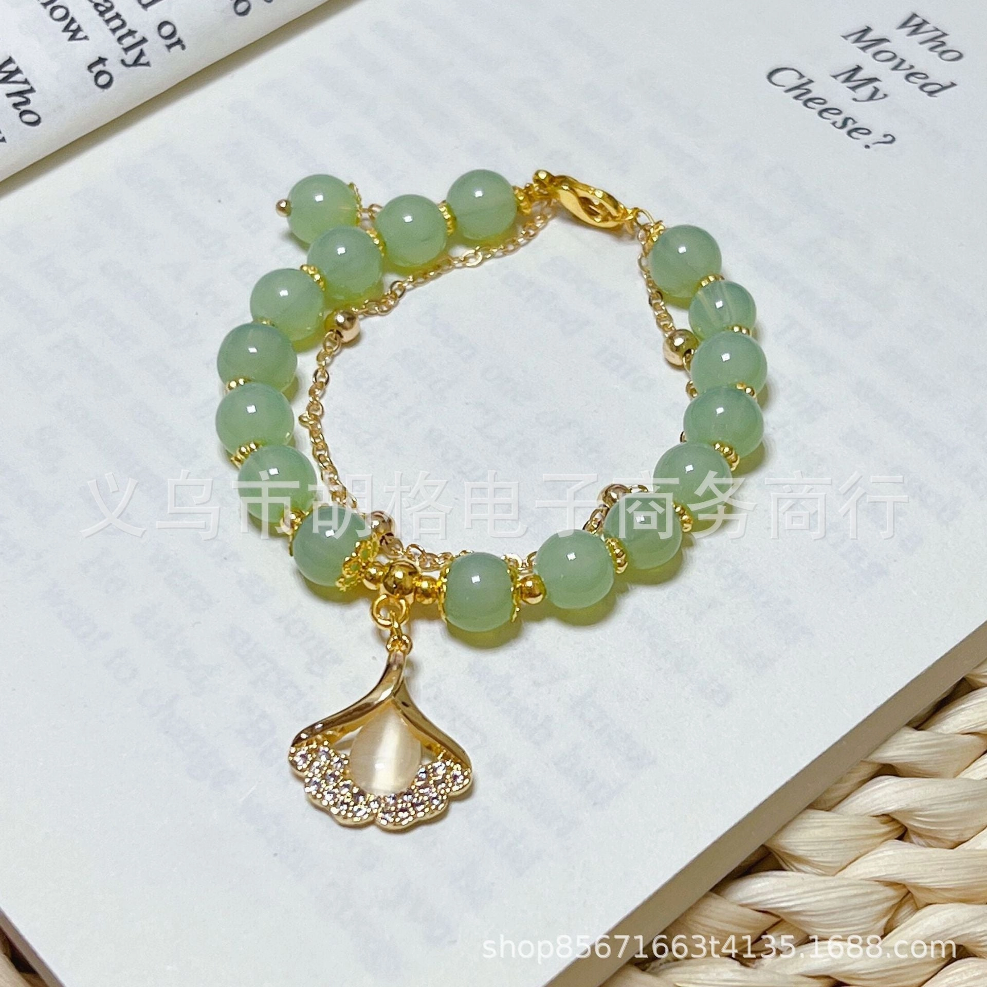 Wholesale New Chinese Style Red Maple Leaf Bracelet