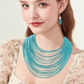 Wholesale New Hand-woven Multi-layer Necklace