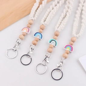 Wholesale New handmade woven necklace keychain