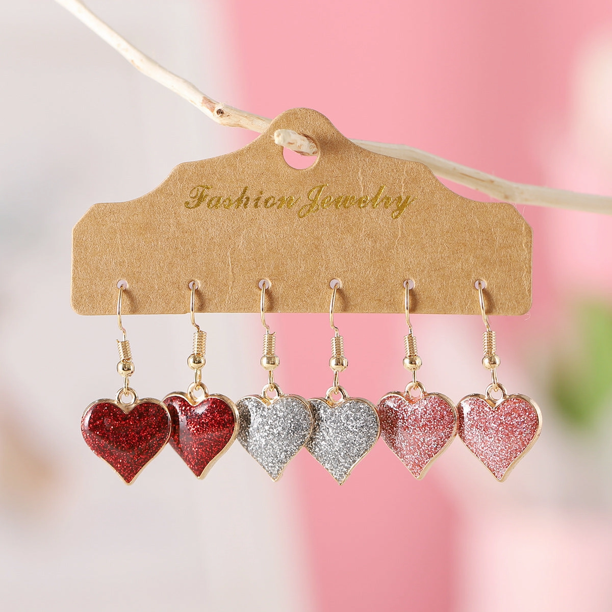 Wholesale New Niche High-end Holiday Earrings Valentine's Day Graduation Season Exaggerated Pendant
