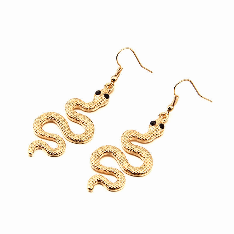 Wholesale New Personality Exaggerated Snake Earrings