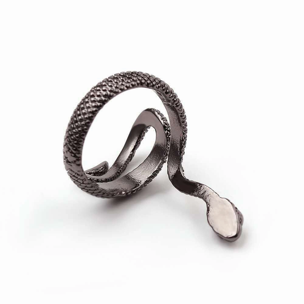 Wholesale new retro paint snake ring unisex ring source manufacturers spot