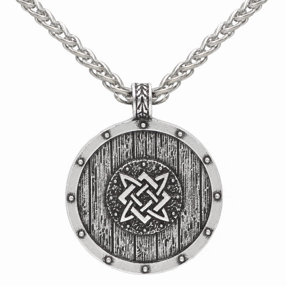 Wholesale Nordic Norse Mythology Viking Slavic Double-sided Men's Necklaces