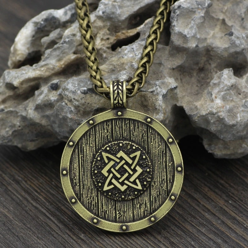 Wholesale Nordic Norse Mythology Viking Slavic Double-sided Men's Necklaces