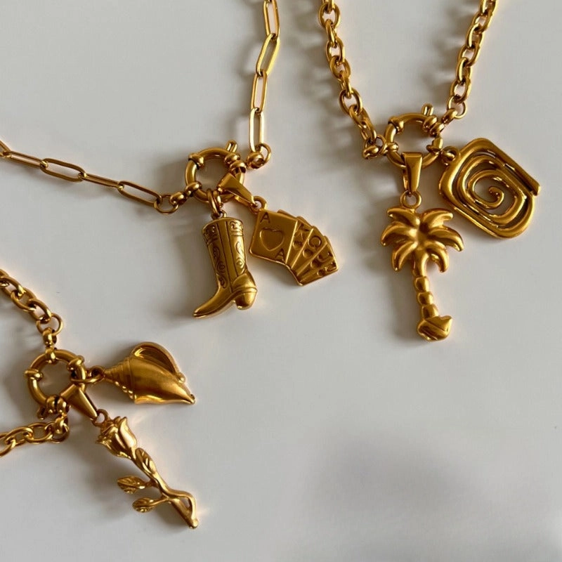 Wholesale Ocean Element Beach Style DIY Pendant Necklace