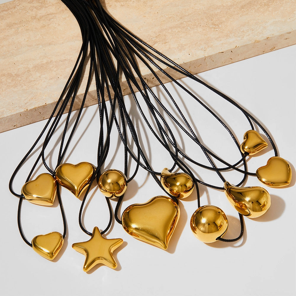 Wholesale of Large Love Stainless Steel Necklaces