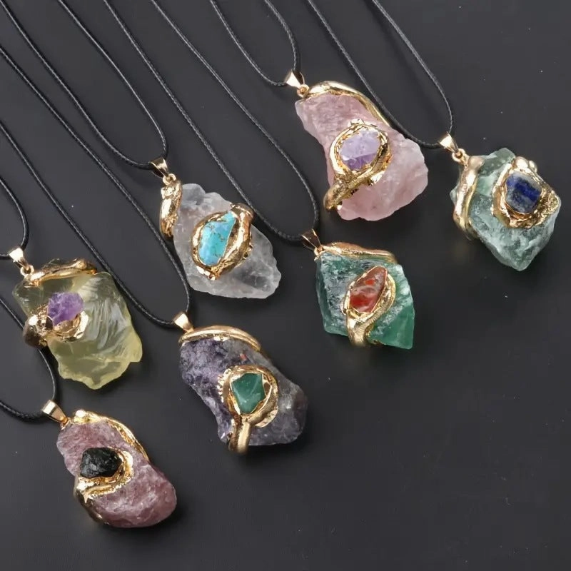 Wholesale of Multicolored Irregular Crystal Necklaces