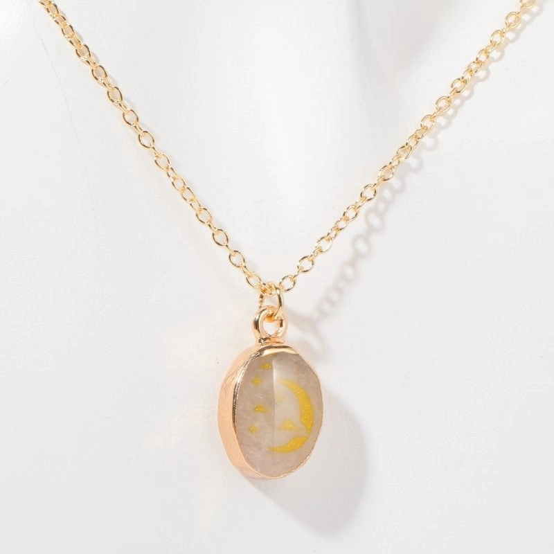 Wholesale of Natural Stone Gemstone Copper Necklaces