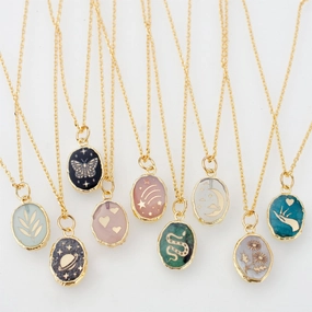 Wholesale of Natural Stone Gemstone Copper Necklaces