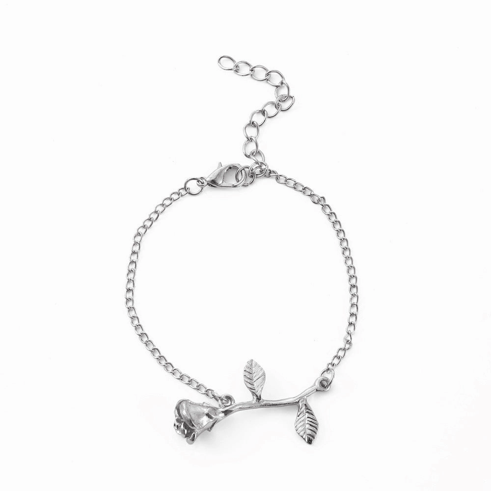 Wholesale Oil Drop Rose Clavicle Necklace Valentine's Day