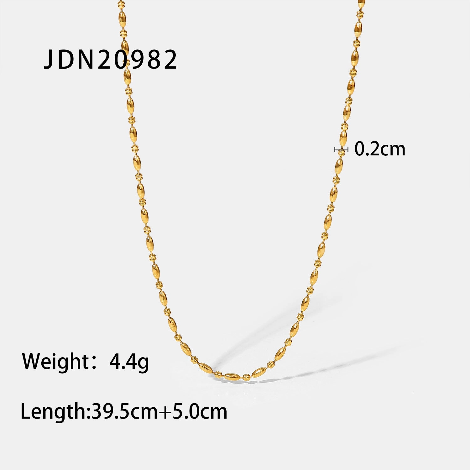 Wholesale Oval Women's Personalized Stainless Steel Necklace