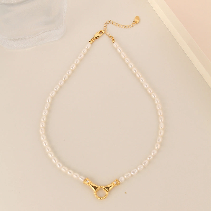Wholesale Pearl Gold Plated Necklaces