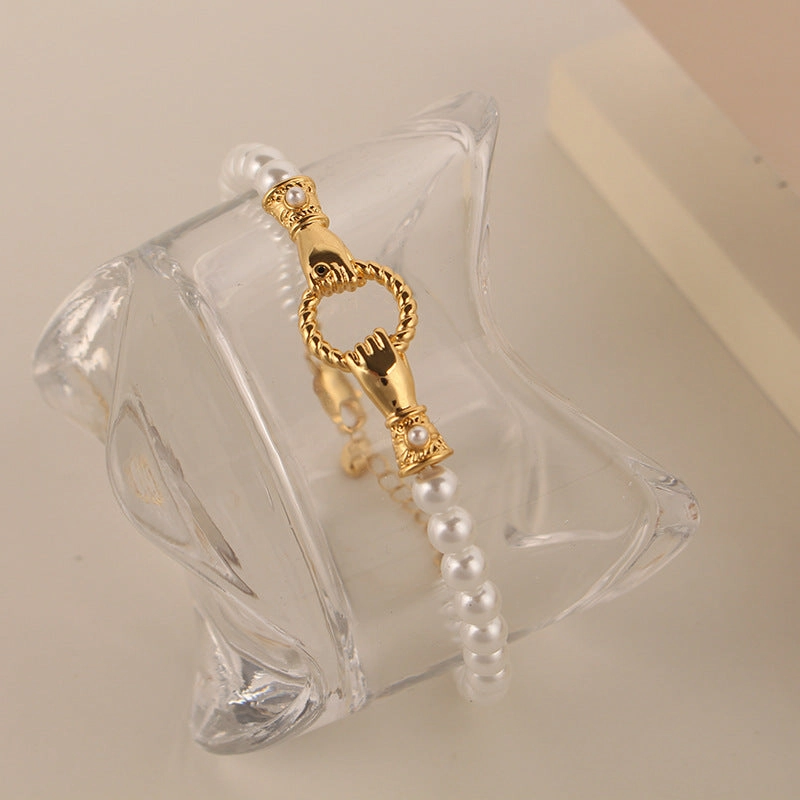 Wholesale Pearl Gold Plated Necklaces