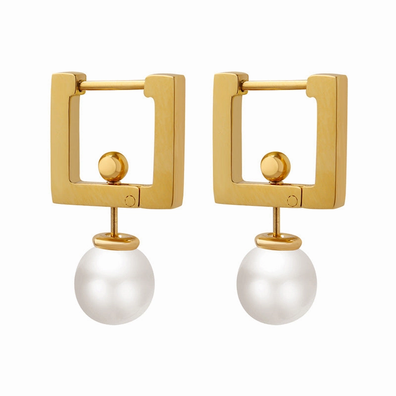 Wholesale Pearl-like Earrings Three-wear One-piece Qixi Festival Clear People's Day Gift Jewelry