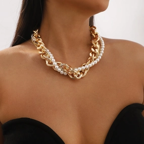 Wholesale Pearl Stacking Necklace