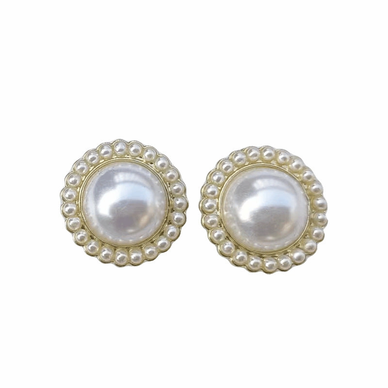 Wholesale Pearl stud earrings niche design pearl stud earrings simple