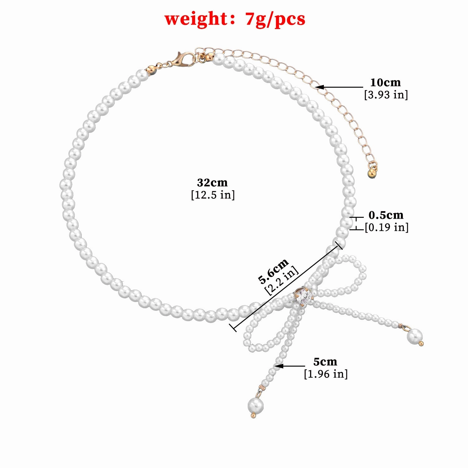 Wholesale Pearl Tassel Temperament Necklace Clavicle Chain