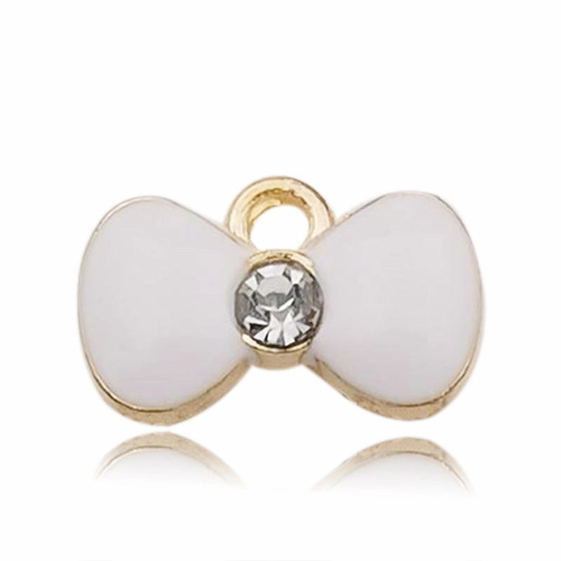 Wholesale Personalized Alloy Oil Dripping Pearl Eye Shadow Flower Perfume Bottle Diy Necklace Pendant Accessories