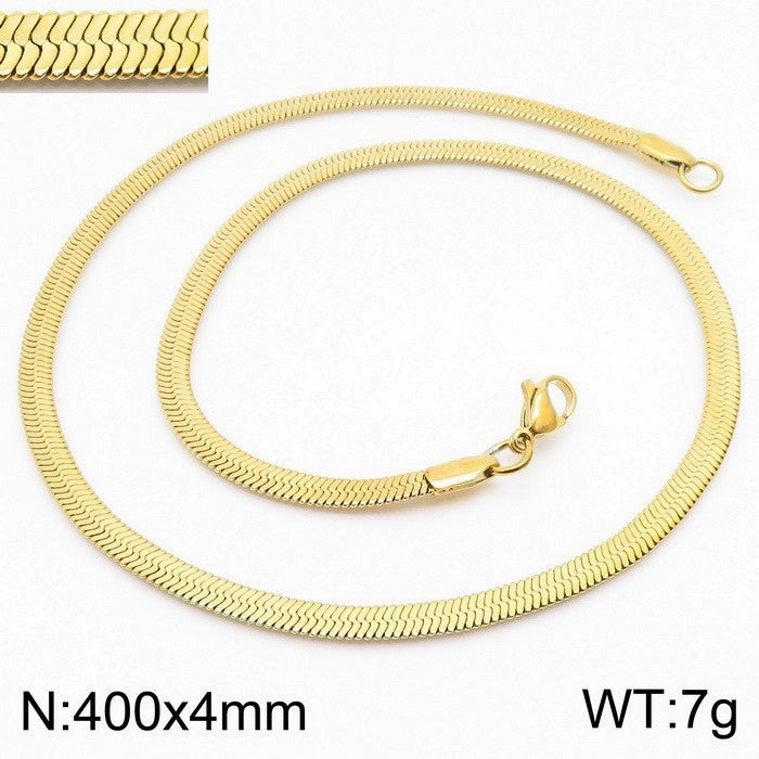 Wholesale personalized blade titanium steel necklace bracelet