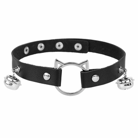 Wholesale Personalized cat head leather collar