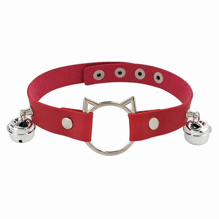 Wholesale Personalized cat head leather collar