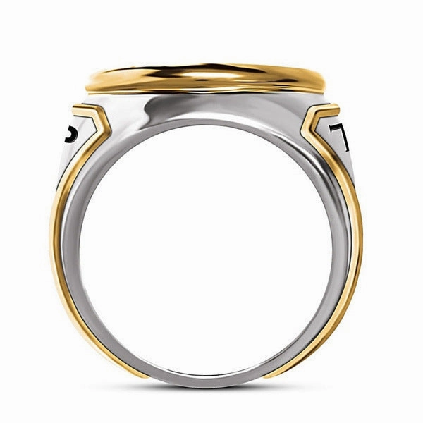 Wholesale Personalized Presidential Two Tone Hip Hop Ring