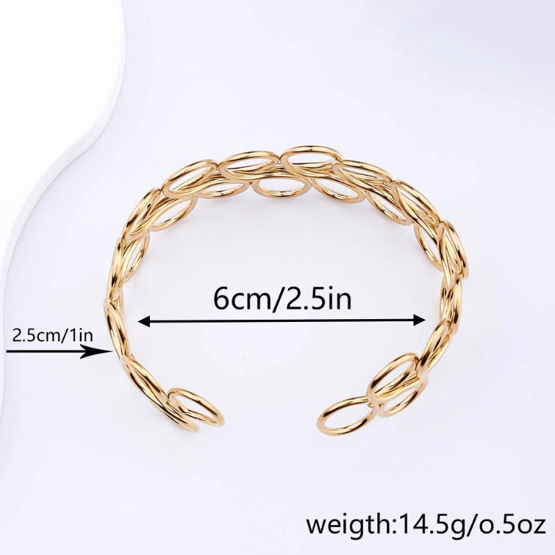 Wholesale Personalized Titanium Steel Trendy Fashion Hollow Stainless Steel Bracelet