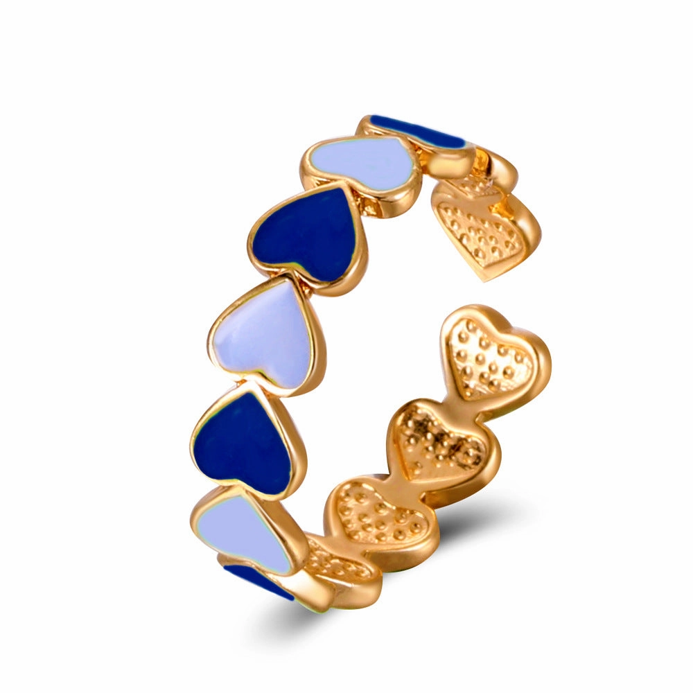 Wholesale Pink Heart Open Ring
