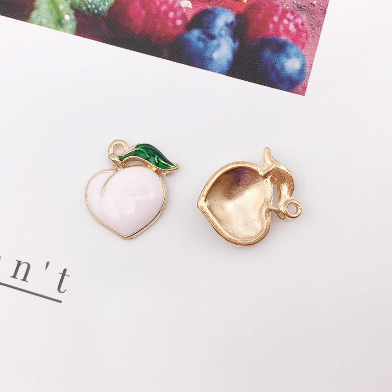 Wholesale Pink Shell Mermaid Flower Rabbit Alloy Drip Oil Pendant Simple Necklace Pendant Accessories