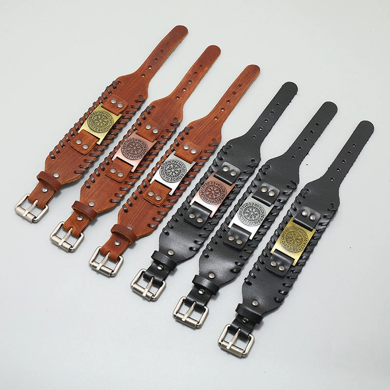 Wholesale Pirate Vintage Men's Leather Bracelet