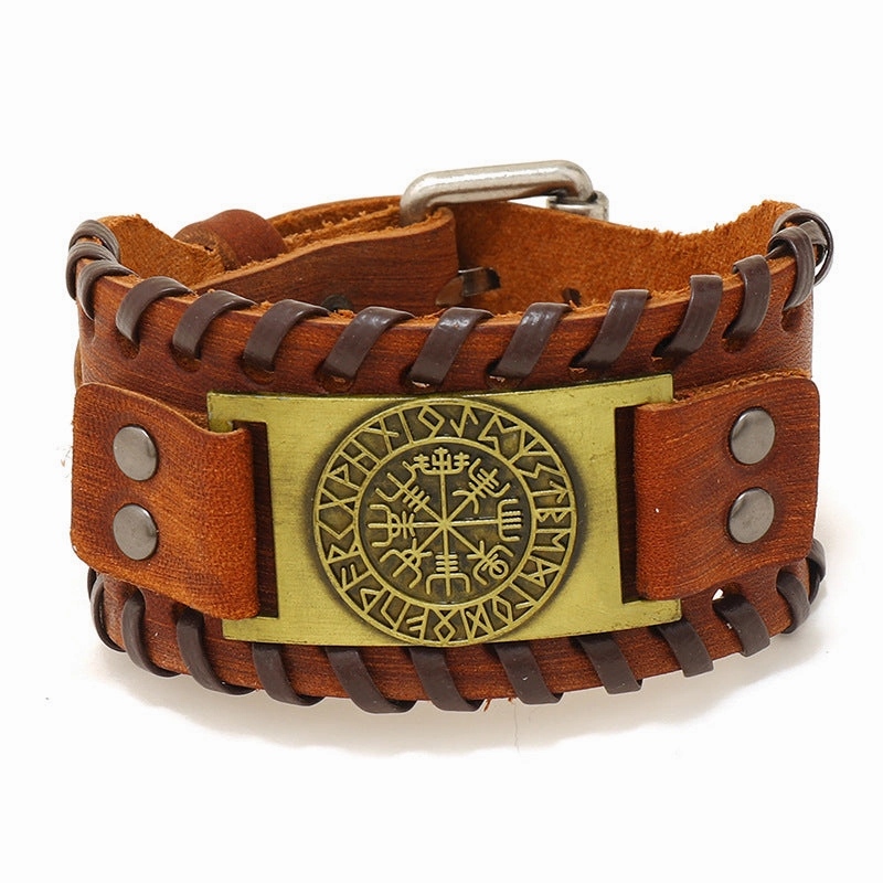 Wholesale Pirate Vintage Men's Leather Bracelet