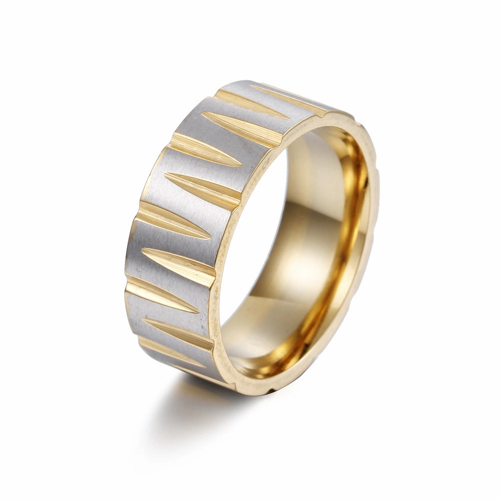 Wholesale Plating Colorful Stainless Steel Rings Stainless Steel