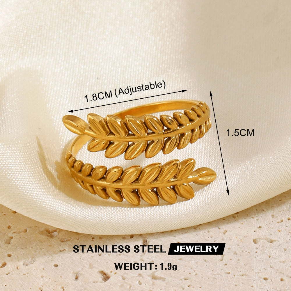 Wholesale Popular Stainless Steel Love Women's Personality Hip Hop Line  Ring