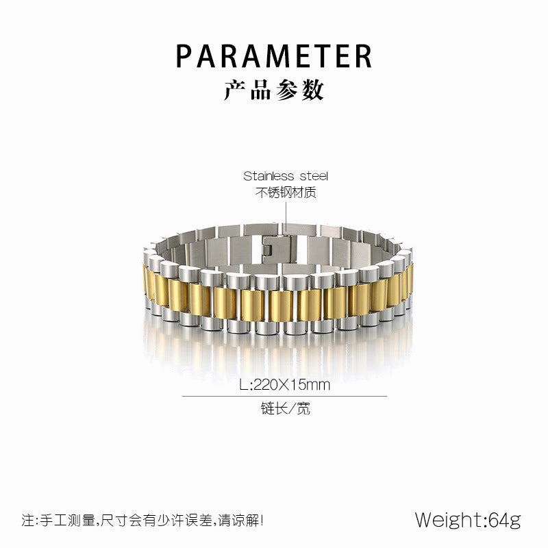 Wholesale Popular Stainless Steel Personalized Multi-size Fashion Bracelet