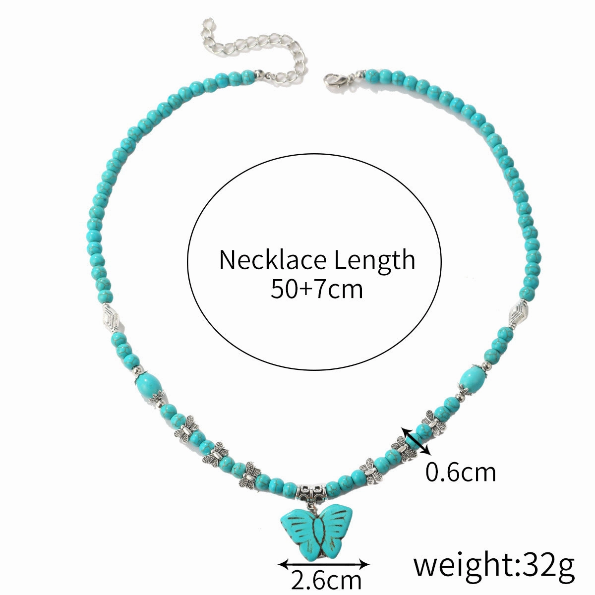 Wholesale Popular Vintage Pearl Pendant, Bohemian Ethnic Jewelry, Turquoise Necklace Earring Set