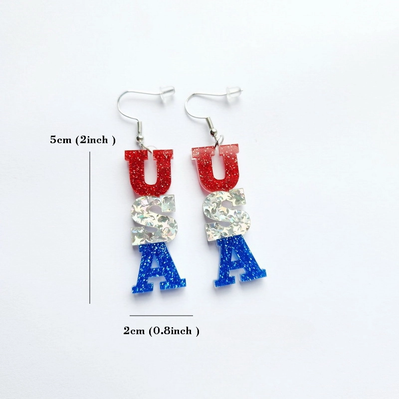 Wholesale Printed Ice Cream Acrylic Earrings