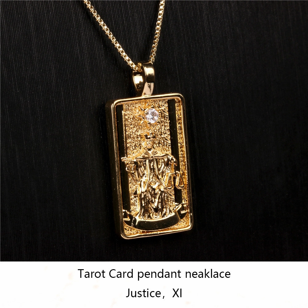 Wholesale Punk Hip Hop Diamond Square Necklace