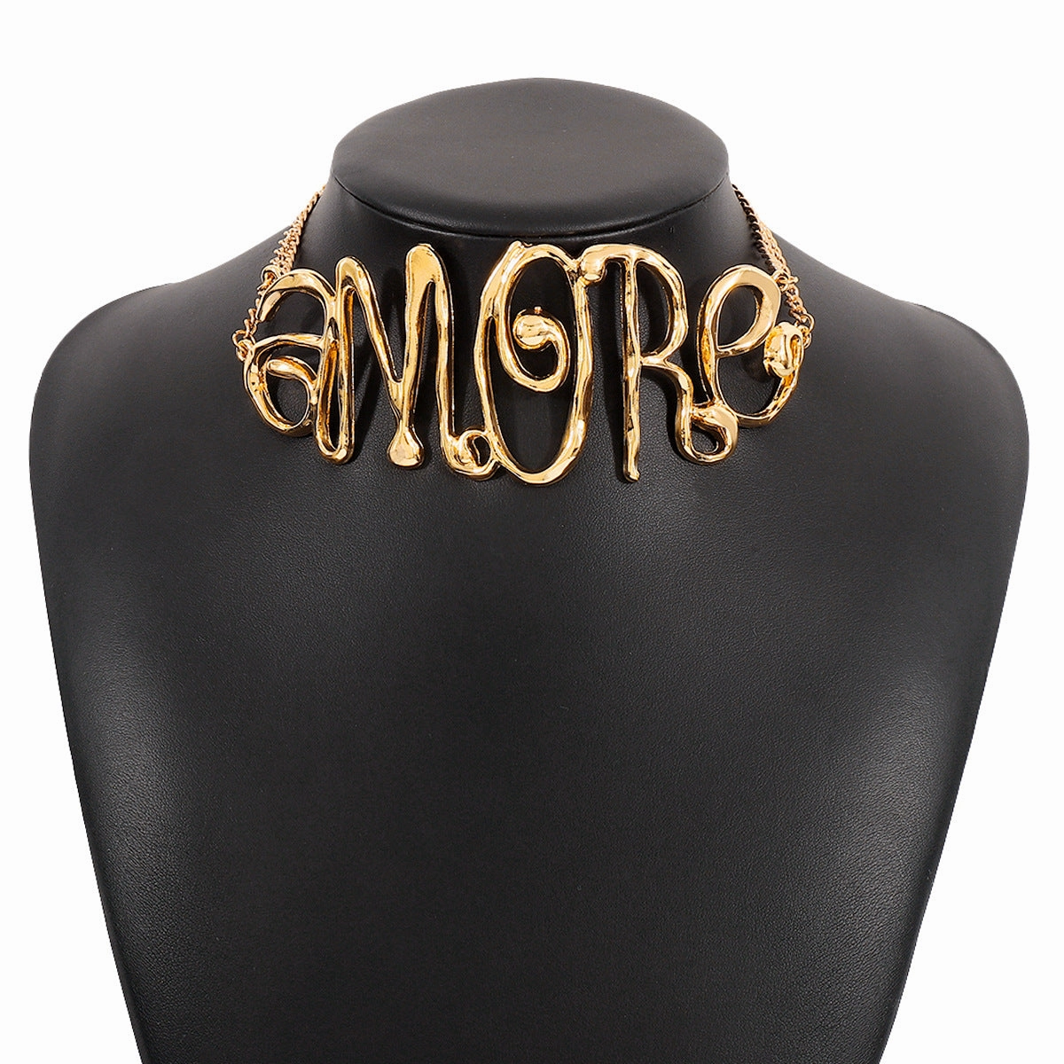 Wholesale Punk Hip-Hop Fashion Exaggerated Multi-layered Chain Necklace