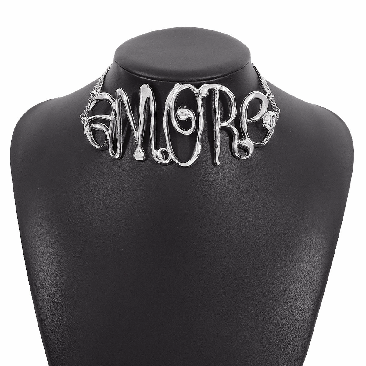 Wholesale Punk Hip-Hop Fashion Exaggerated Multi-layered Chain Necklace
