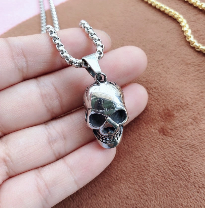 Wholesale Punk Non-mainstream Exaggerated Personality Skull Fashion Necklaces