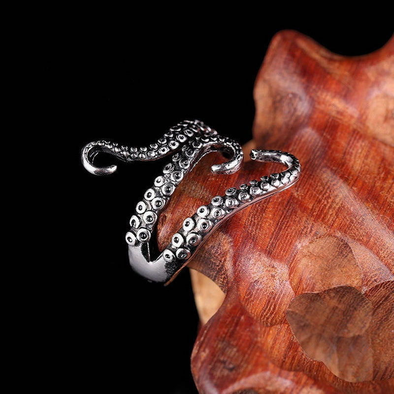 Wholesale Punk Octopus Tentacles Retro Wild Ring
