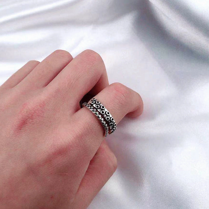 Wholesale Punk Octopus Tentacles Retro Wild Ring