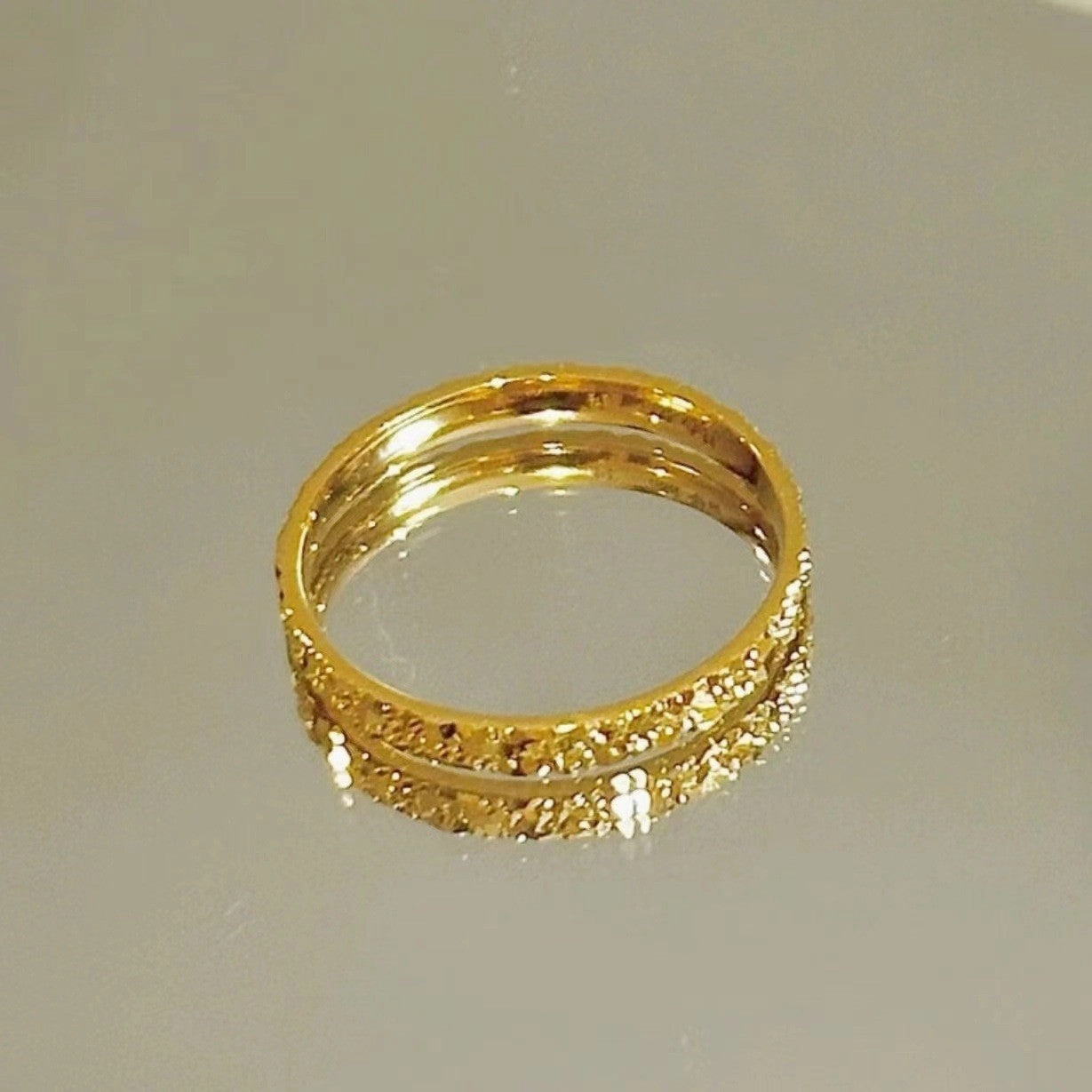 Wholesale Rainbow Tourmaline Ring Fashion Multi-Treasure Beaded Ring