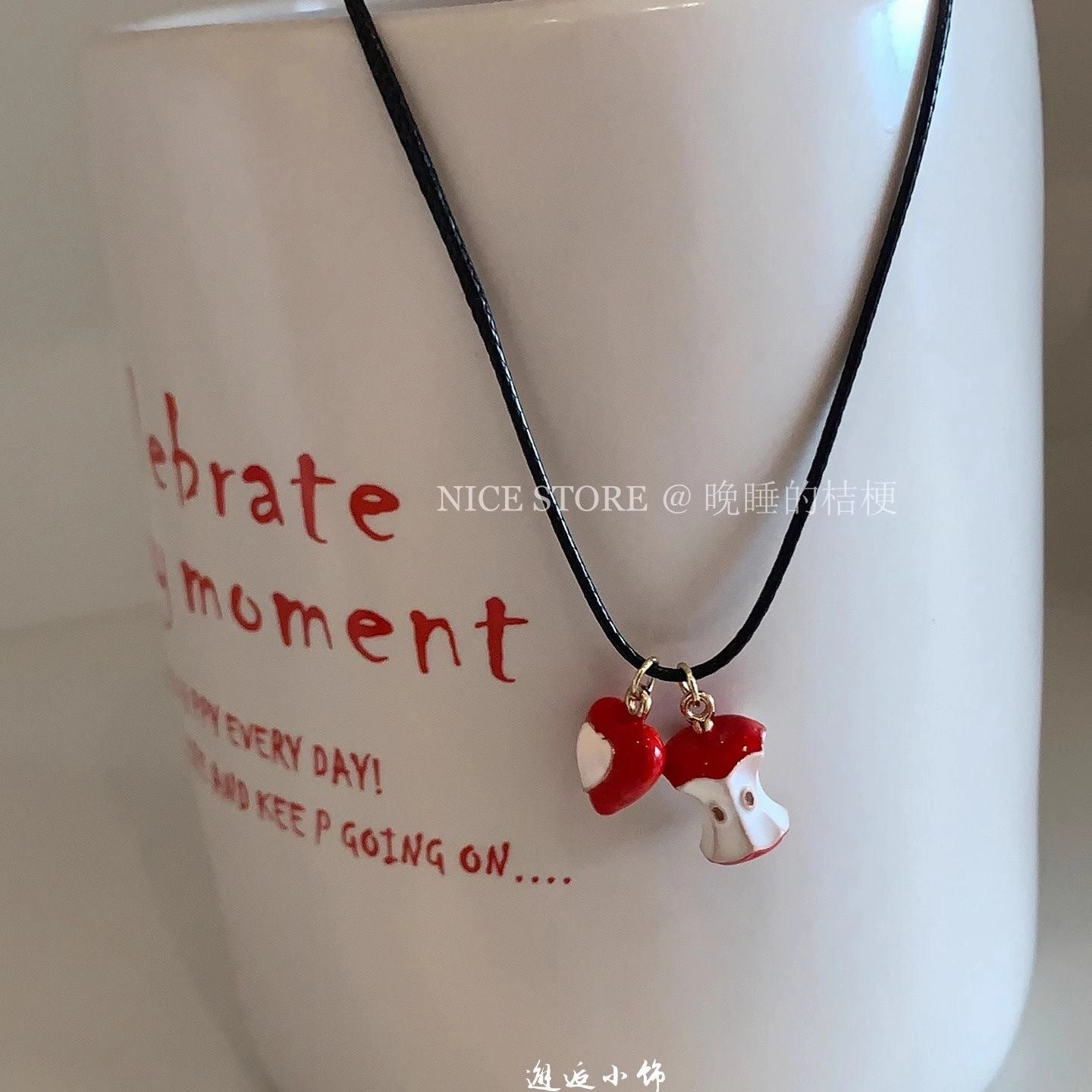Wholesale Red Apple Pendant