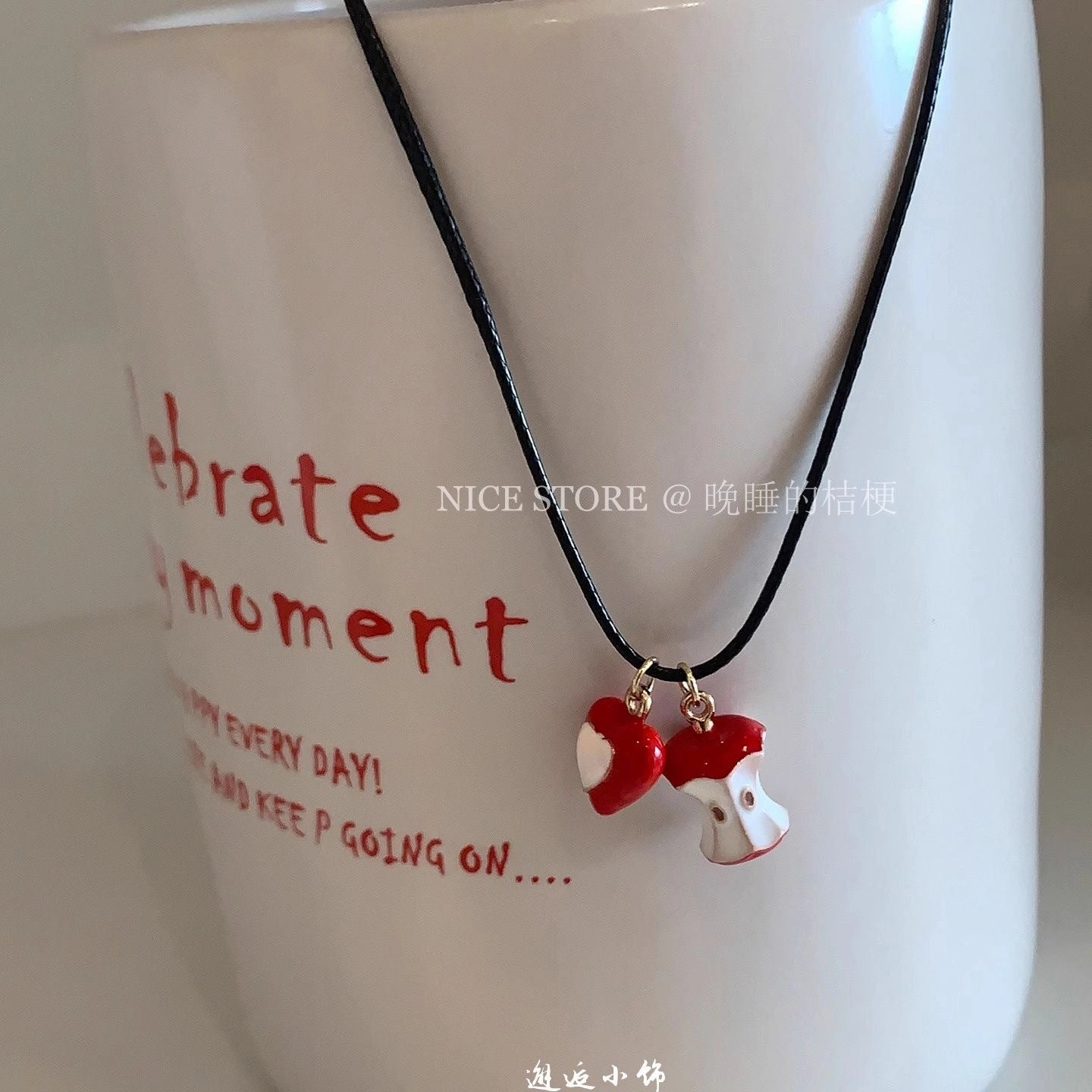 Wholesale Red Apple Pendant