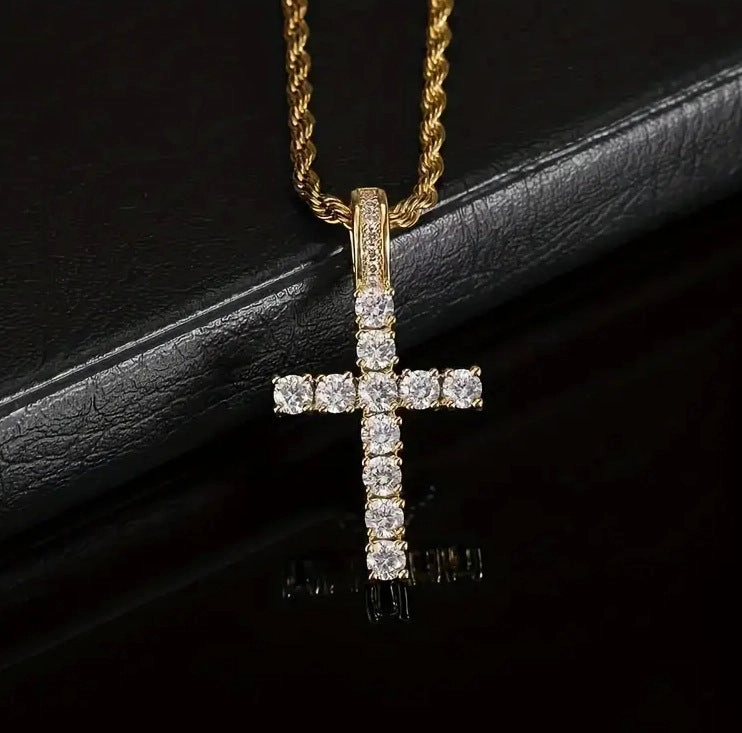 Wholesale Renqing Jewelry Rock Pendant  Hip-Hop Necklace