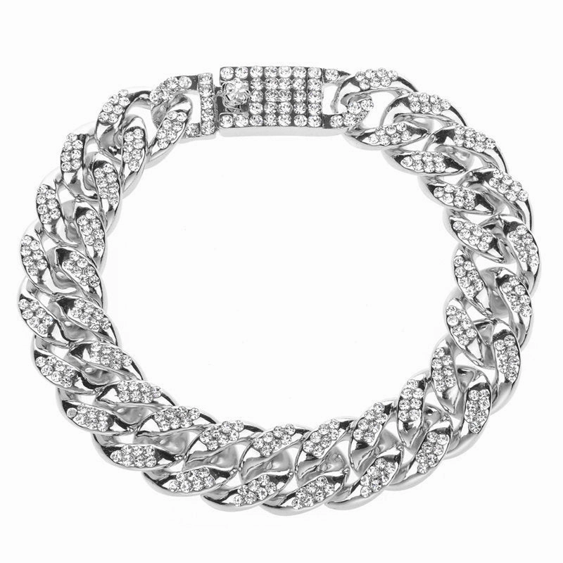 Wholesale Resin Encrusted Diamond Bracelets for Men