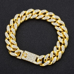 Wholesale Resin Encrusted Diamond Bracelets for Men