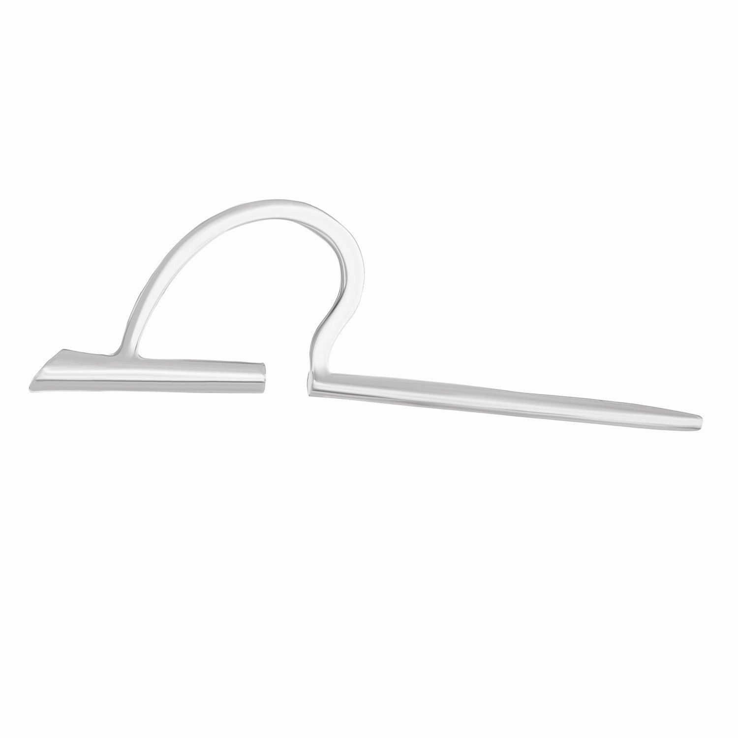 Wholesale Retro C-shaped Straight Ear Clip Without Ear Hole Alloy Ear Bone Clip